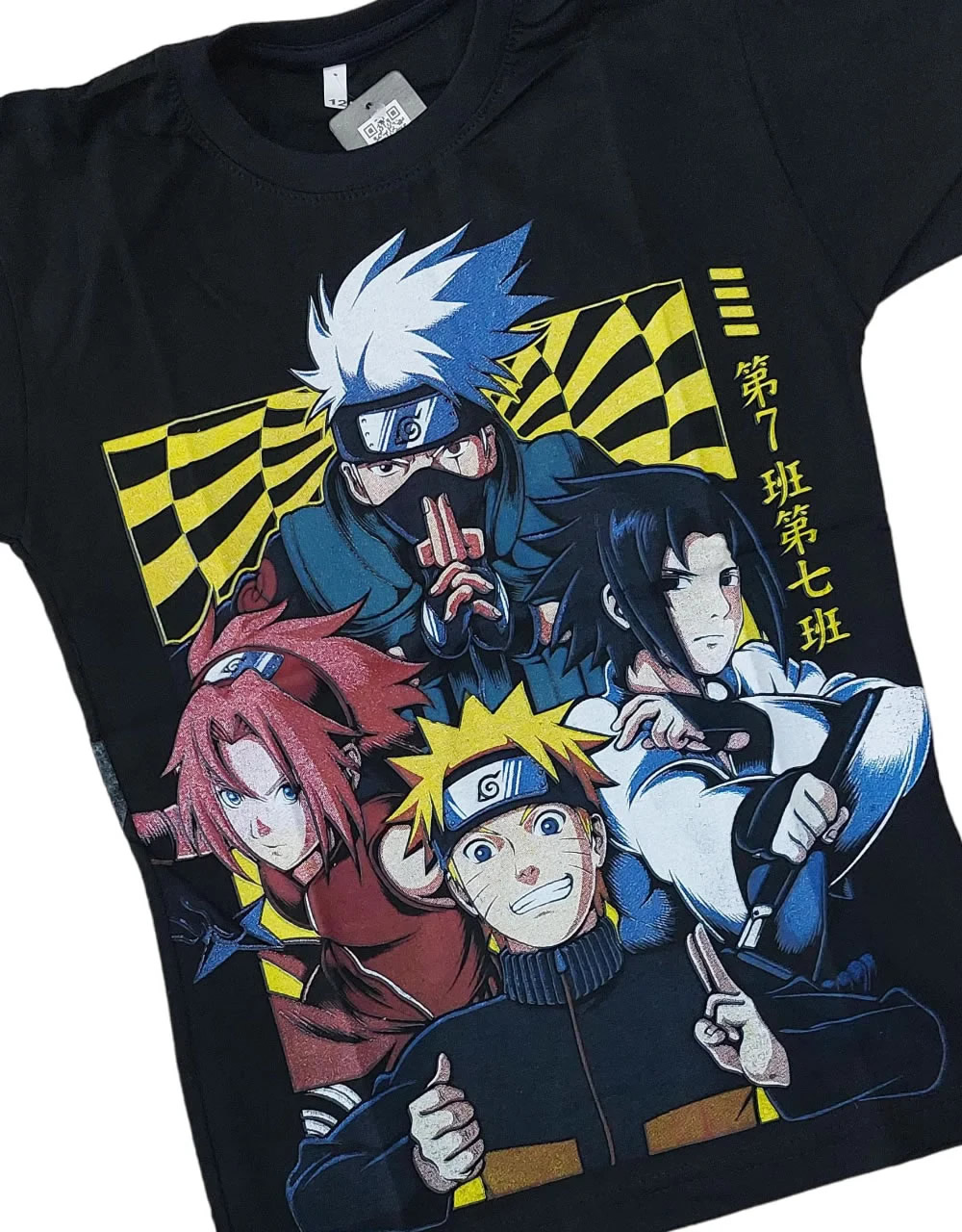 Camiseta Infantil Naruto – Algodão 100% – Manga Curta